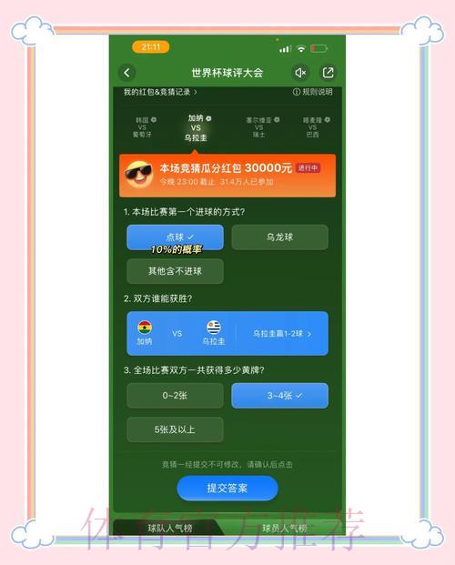 2023世界杯竞猜热门平台推荐入口 2023世界杯竞猜热门平台推荐入口